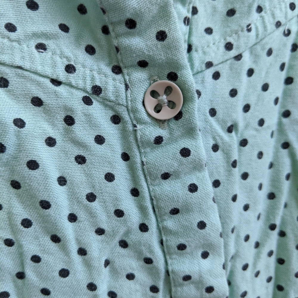 Kimchi Blue Mint Green Polka Dot Dress - XS - Picture 2 of 8